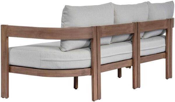 Newport 86.75" Water Resistant Fabric Upholstered Outdoor Patio Sofa