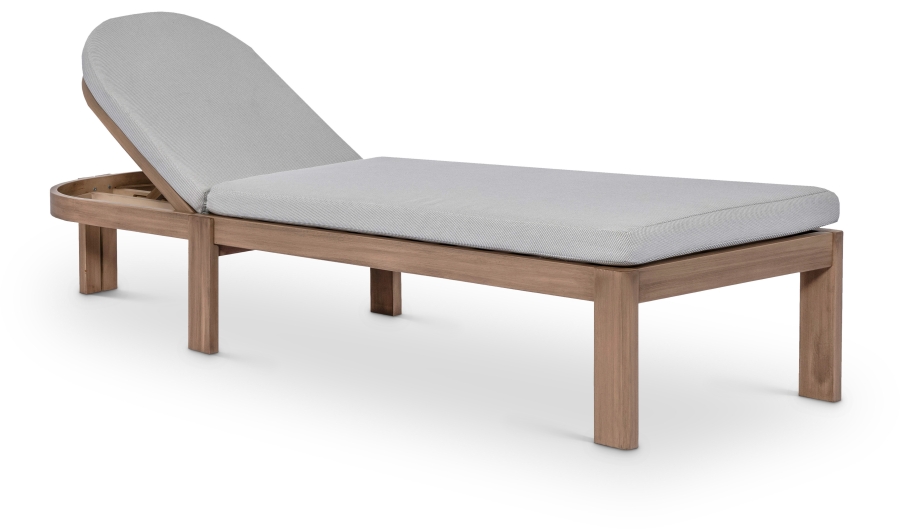 Newport Water Resistant Fabric Upholstered Outdoor Patio Lounge Chair