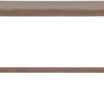 Newport Acacia Wood Outdoor Patio Rectangle Bar Table