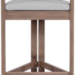 Newport Water Resistant Fabric Upholstered Outdoor Patio Bar Stool