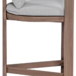 Newport Water Resistant Fabric Upholstered Outdoor Patio Bar Stool