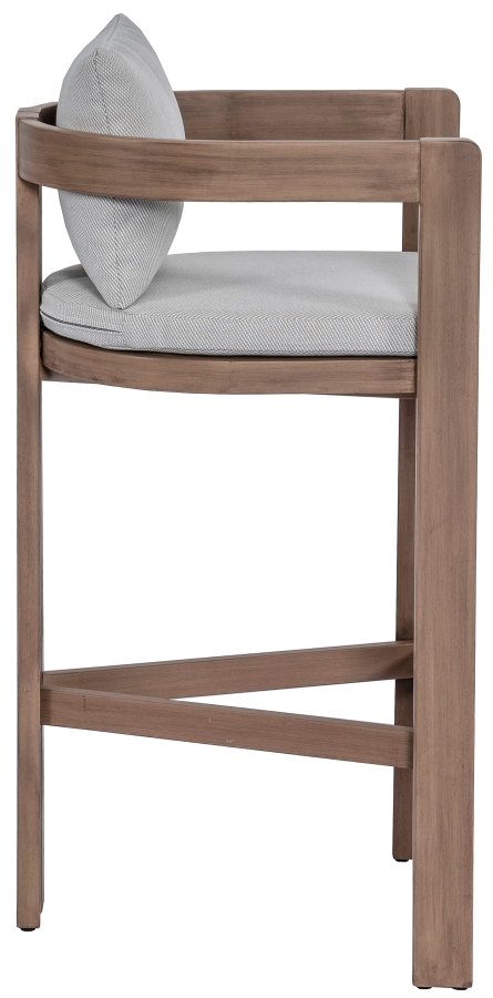Newport Water Resistant Fabric Upholstered Outdoor Patio Bar Stool