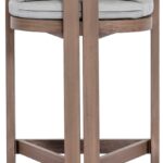 Newport Water Resistant Fabric Upholstered Outdoor Patio Bar Stool