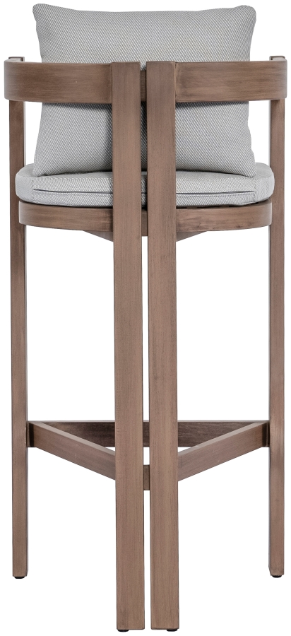 Newport Water Resistant Fabric Upholstered Outdoor Patio Bar Stool