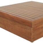 Mirella Teak Wood Outdoor Patio Coffee Table