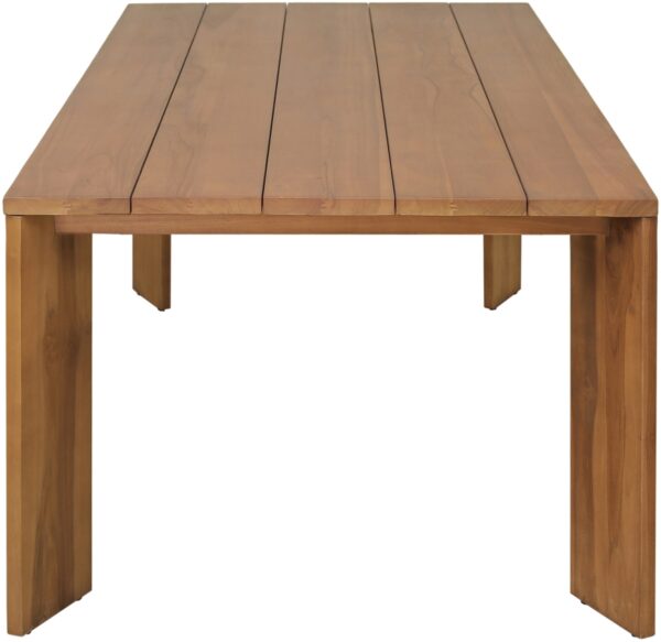 Mirella 78.75" Teak Wood Outdoor Patio Dining Table