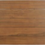 Mirella 78.75" Teak Wood Outdoor Patio Dining Table