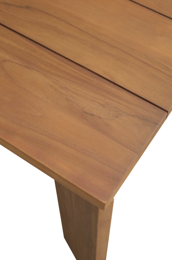 Mirella 78.75" Teak Wood Outdoor Patio Dining Table