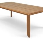 Mirella 96" Teak Wood Outdoor Patio Dining Table