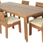 Mirella 96" Teak Wood Outdoor Patio Dining Table