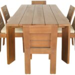 Mirella 96" Teak Wood Outdoor Patio Dining Table