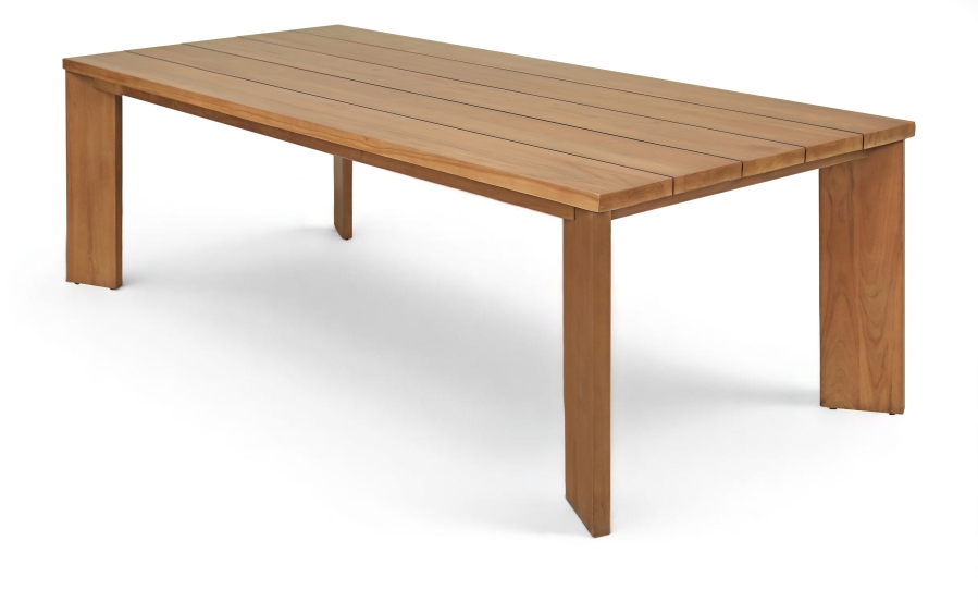 Mirella 96" Teak Wood Outdoor Patio Dining Table