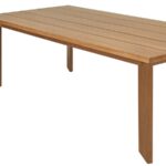 Mirella 96" Teak Wood Outdoor Patio Dining Table