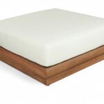 Mirella Water Resistant Fabric Upholstered Outdoor Patio Modular Ottoman