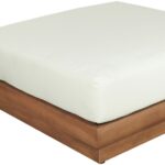 Mirella Water Resistant Fabric Upholstered Outdoor Patio Modular Ottoman