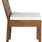Mirella Water Resistant Fabric Upholstered Outdoor Patio Dining Side Chair