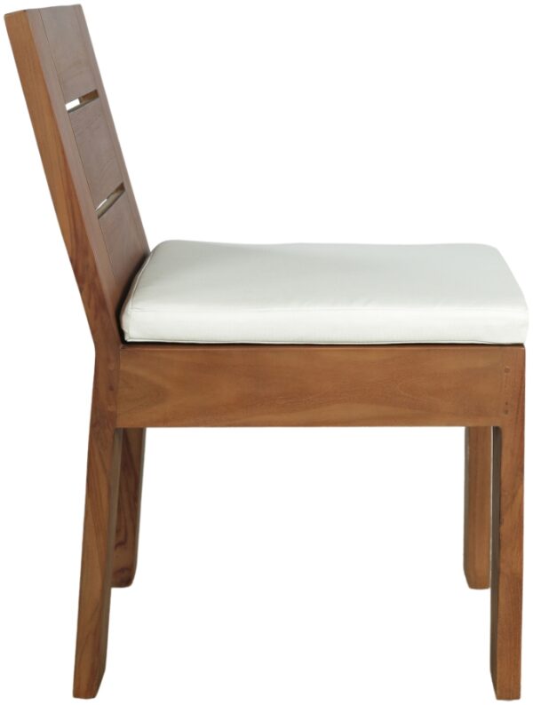 Mirella Water Resistant Fabric Upholstered Outdoor Patio Dining Side Chair