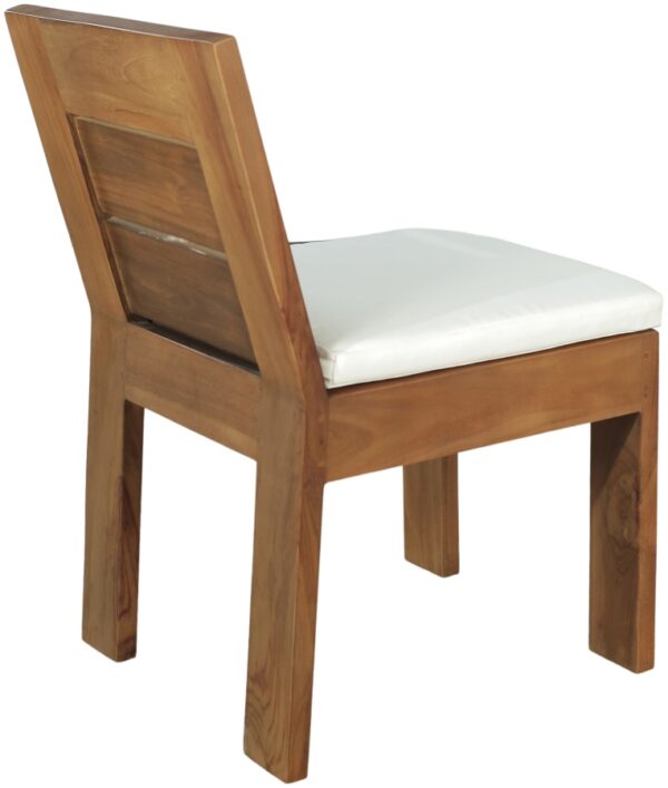 Mirella Water Resistant Fabric Upholstered Outdoor Patio Dining Side Chair