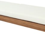 Mirella Water Resistant Fabric Upholstered Outdoor Patio Chaise Lounge