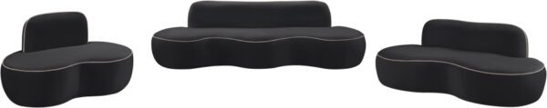 Swerve Velvet Upholstered Chair