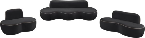 Swerve Velvet Upholstered Chair