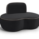 Swerve Velvet Upholstered Chair
