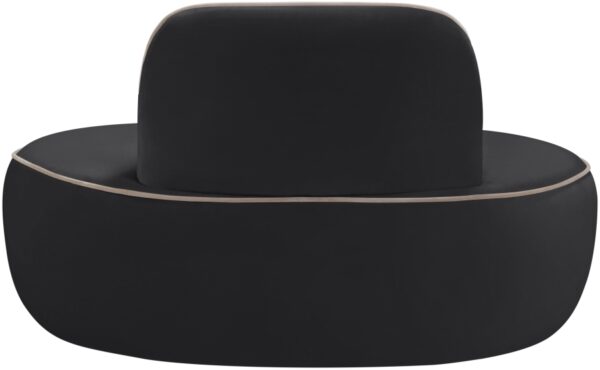 Swerve Velvet Upholstered Chair