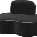 Swerve Velvet Upholstered Chair