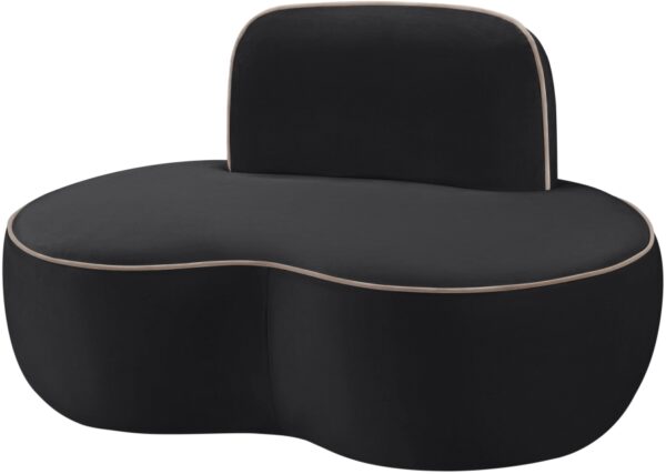 Swerve Velvet Upholstered Chair