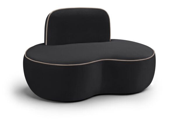Swerve Velvet Upholstered Chair