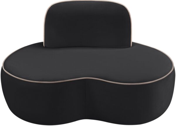 Swerve Velvet Upholstered Chair
