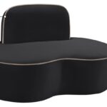Swerve Velvet Upholstered Chair