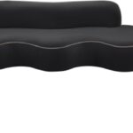 Swerve 77" Velvet Upholstered Loveseat