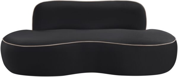 Swerve 77" Velvet Upholstered Loveseat