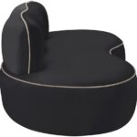 Swerve 77" Velvet Upholstered Loveseat