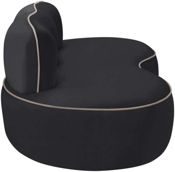 Swerve 77" Velvet Upholstered Loveseat