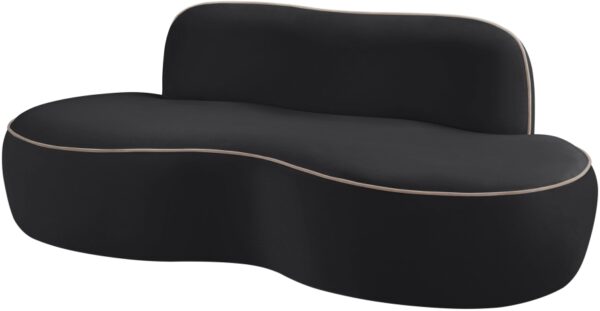 Swerve 77" Velvet Upholstered Loveseat