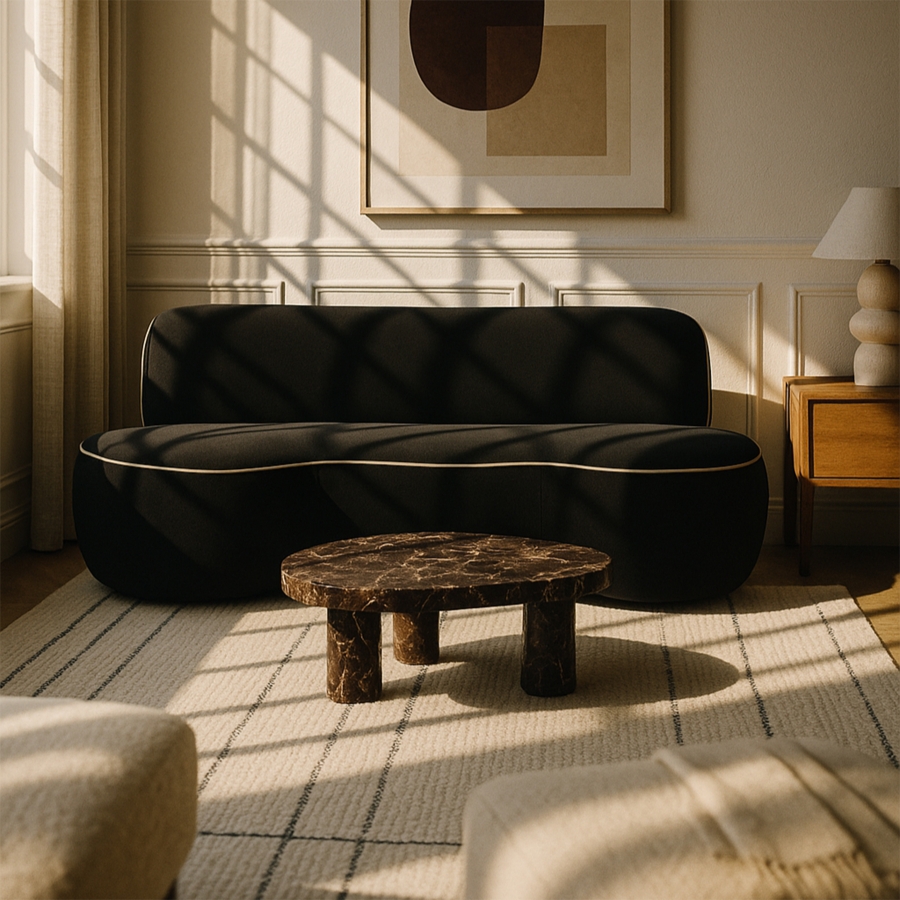 Swerve 101" Velvet Upholstered Sofa