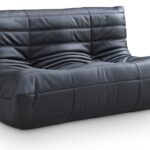 Relax 54.75" Vegan Leather Upholstered Loveseat