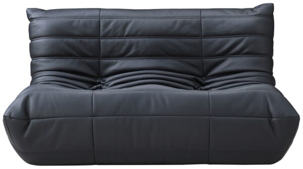 Relax 54.75" Vegan Leather Upholstered Loveseat