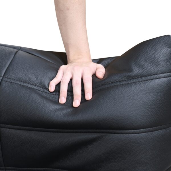 Relax 54.75" Vegan Leather Upholstered Loveseat