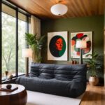 Relax 77.75" Vegan Leather Upholstered Sofa