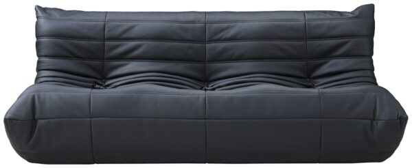 Relax 77.75" Vegan Leather Upholstered Sofa