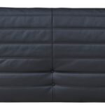 Relax 77.75" Vegan Leather Upholstered Sofa