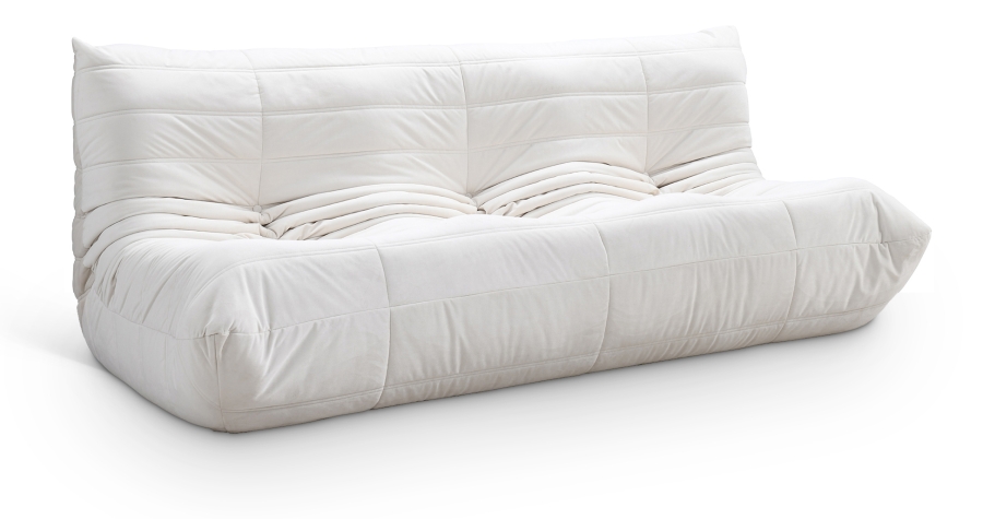 Relax 77.75" Velvet Upholstered Sofa