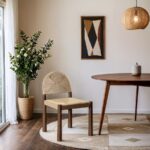 Bohemia Woven Seagrass Cord And Solid Wood Dining Chair