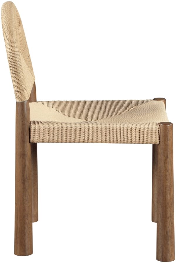 Bohemia Woven Seagrass Cord And Solid Wood Dining Chair