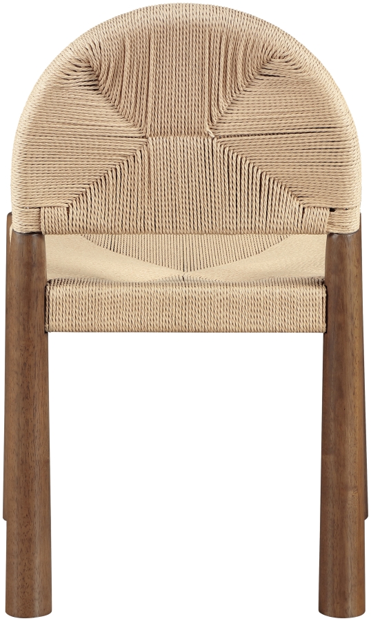 Bohemia Woven Seagrass Cord And Solid Wood Dining Chair