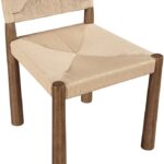 Bohemia Woven Seagrass Cord And Solid Wood Dining Chair