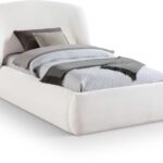 Sandro Chenille Fabric Upholstered Twin Bed